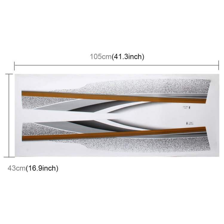 4 PCS SUV Body Decorative Strip Brand Car Streamline Shining Sticker for Toyota Prado 2014 Version - Decorative Sticker by PMC TechLife | Online Shopping South Africa | PMC TechLife | Buy Now Pay Later Mobicred