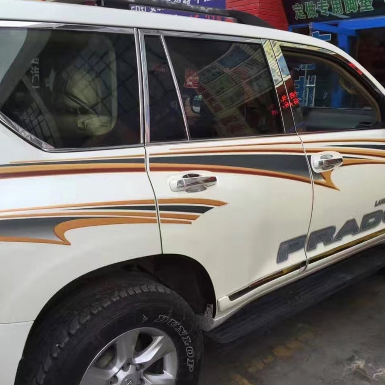 4 PCS SUV Body Decorative Strip Brand Car Streamline Shining Sticker for Toyota Prado 2014 Version - Decorative Sticker by PMC TechLife | Online Shopping South Africa | PMC TechLife | Buy Now Pay Later Mobicred