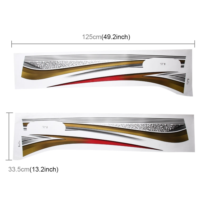 4 PCS SUV Body Decorative Strip Brand Car Streamline Shining Sticker for Toyota Prado 2016 Version - Decorative Sticker by PMC TechLife | Online Shopping South Africa | PMC TechLife | Buy Now Pay Later Mobicred