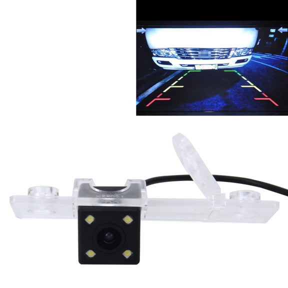 656��492 Effective Pixel  NTSC 60HZ CMOS II Water-resistant Car Rear View Backup Camera With 4 LED Lamps for Chevrolet Epica 2008-2013 Version / Cruze 2008-2014 Version / Captiva 2012-2014 Version