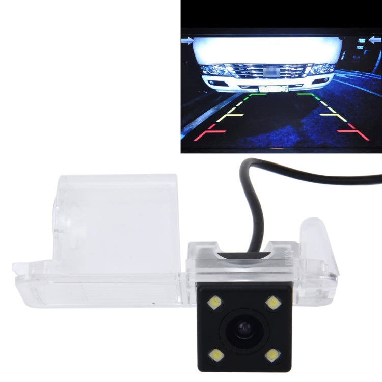 656��492 Effective Pixel  NTSC 60HZ CMOS II Waterproof Car Rear View Backup Camera With 4 LED Lamps for Volkswagen Golf6 2010-2012 Version - Rear View Cameras by PMC TechLife | Online Shopping South Africa | PMC TechLife | Buy Now Pay Later Mobicred