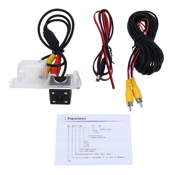 656��492 Effective Pixel  NTSC 60HZ CMOS II Water-resistant Car Rear View Backup Camera With 4 LED Lamps for Volkswagen Golf6 2010-2012 Version