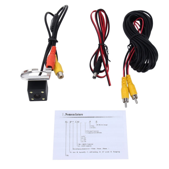 656x492 Effective Pixel  NTSC 60HZ CMOS II Water-resistant Car Rear View Backup Camera With 4 LED Lamps for Ford Focus 2012-2014 Version