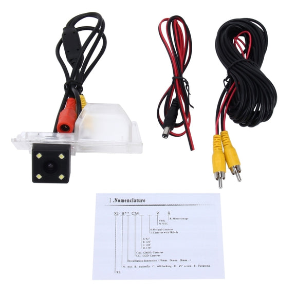 656x492 Effective Pixel NTSC 60HZ CMOS II Water-resistant Car Rear View Backup Camera With 4 LED Lamps for Chevrolet Cruze 2013 Version