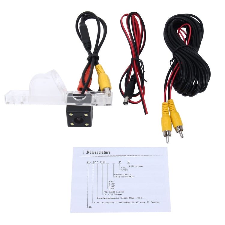 656x492 Effective Pixel  NTSC 60HZ CMOS II Waterproof Car Rear View Backup Camera With 4 LED Lamps for Chevrolet 2012/2015 Version Cruze 2015/2016 Version Captiva - Rear View Cameras by PMC TechLife | Online Shopping South Africa | PMC TechLife | Buy Now Pay Later Mobicred