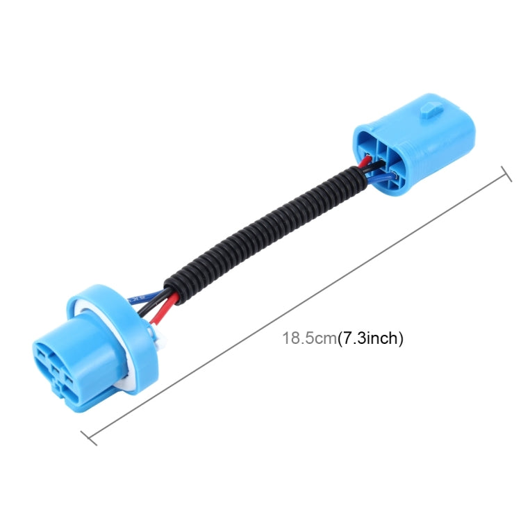 2 PCS 9004/9007 Car HID Xenon Headlight Male to Female Conversion Cable - Wires by PMC TechLife | Online Shopping South Africa | PMC TechLife | Buy Now Pay Later Mobicred