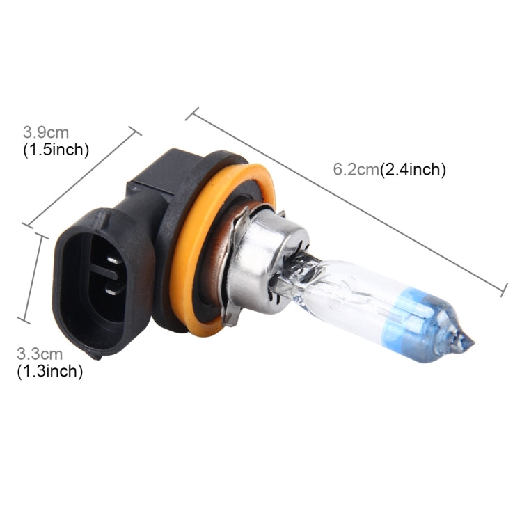 2 PCS H8/H11 55W 1700 LM 4300K HID Bulbs Xenon Lights Lamps, DC 12V - Halogen Lights by PMC TechLife | Online Shopping South Africa | PMC TechLife | Buy Now Pay Later Mobicred