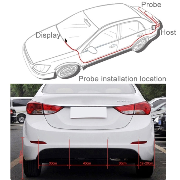 Car Buzzer Reverse Backup Radar System - Premium Quality 2 Parking Sensors Car Reverse Backup Radar System - Radar Detectors by PMC TechLife | Online Shopping South Africa | PMC TechLife | Buy Now Pay Later Mobicred