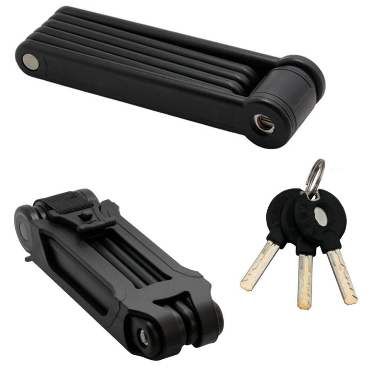 Foldable Alloy Steel Anti-theft Lock with Keys for Motorcycle Bike House Door - Theft Protection by PMC TechLife | Online Shopping South Africa | PMC TechLife | Buy Now Pay Later Mobicred