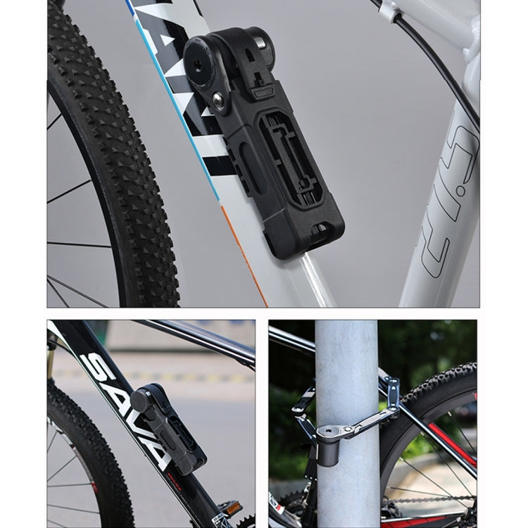 Foldable Alloy Steel Anti-theft Lock with Keys for Motorcycle Bike House Door - Theft Protection by PMC TechLife | Online Shopping South Africa | PMC TechLife | Buy Now Pay Later Mobicred