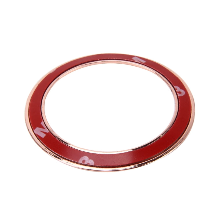 Car Aluminum Steering Wheel Decoration Ring with Diamonds For BMW(Rose Gold) - Decoration Rings by PMC Jewellery | Online Shopping South Africa | PMC Jewellery | Buy Now Pay Later Mobicred
