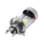 H4 HS1 Motorcycle Headlamps COB Spotlights Electric Car Fog Lights  6000K 20W 2600LM 5000Hours(White Light)