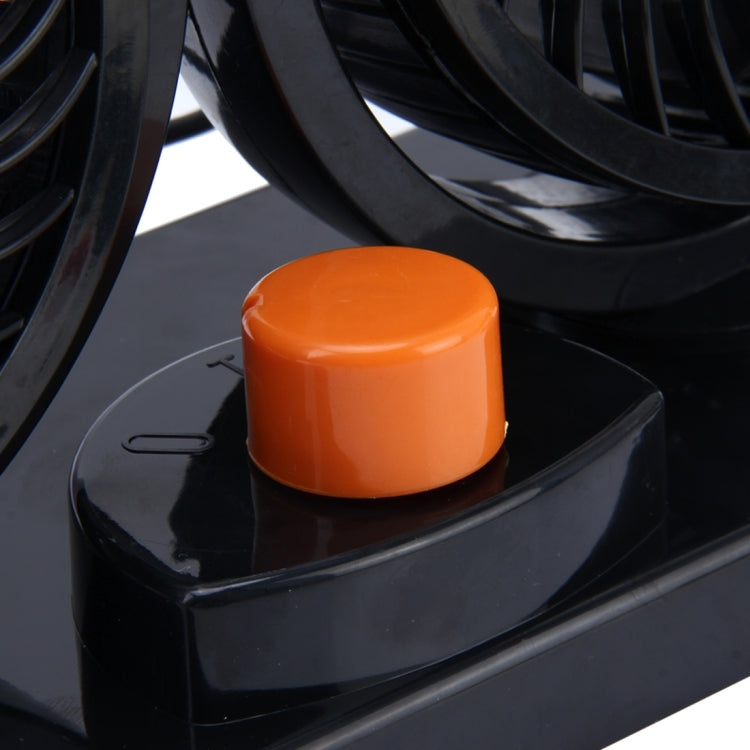 HUXIN HX-T304 10W 360 Degree Adjustable Rotation Two Head Low Noise Mini Electric Car Fan, DC 24V - Heating & Fans by PMC TechLife | Online Shopping South Africa | PMC TechLife | Buy Now Pay Later Mobicred