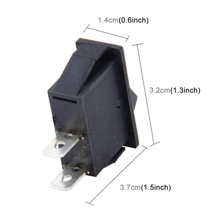 10 PCS Car Auto Universal DIY 2 Pin Boat Cap OFF- ON Push Button