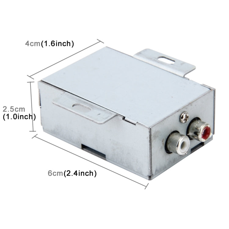 FQ-328 3.5mm Car RCA Amplifier Audio Noise Filter - Car Amplifiers by PMC TechLife | Online Shopping South Africa | PMC TechLife | Buy Now Pay Later Mobicred