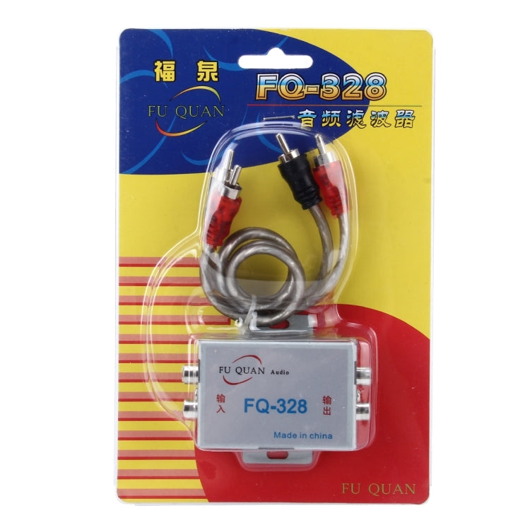 FQ-328 3.5mm Car RCA Amplifier Audio Noise Filter - Car Amplifiers by PMC TechLife | Online Shopping South Africa | PMC TechLife | Buy Now Pay Later Mobicred