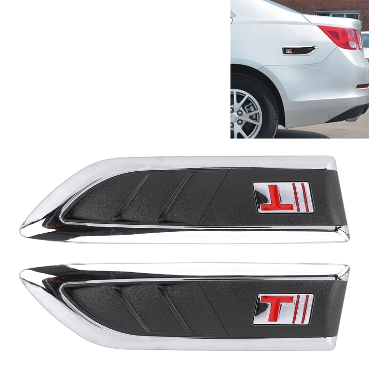 2 PCS Car Side Air Intake Flow Vent Fender Decorative Stickers Cover - Decorative Sticker by PMC TechLife | Online Shopping South Africa | PMC TechLife | Buy Now Pay Later Mobicred