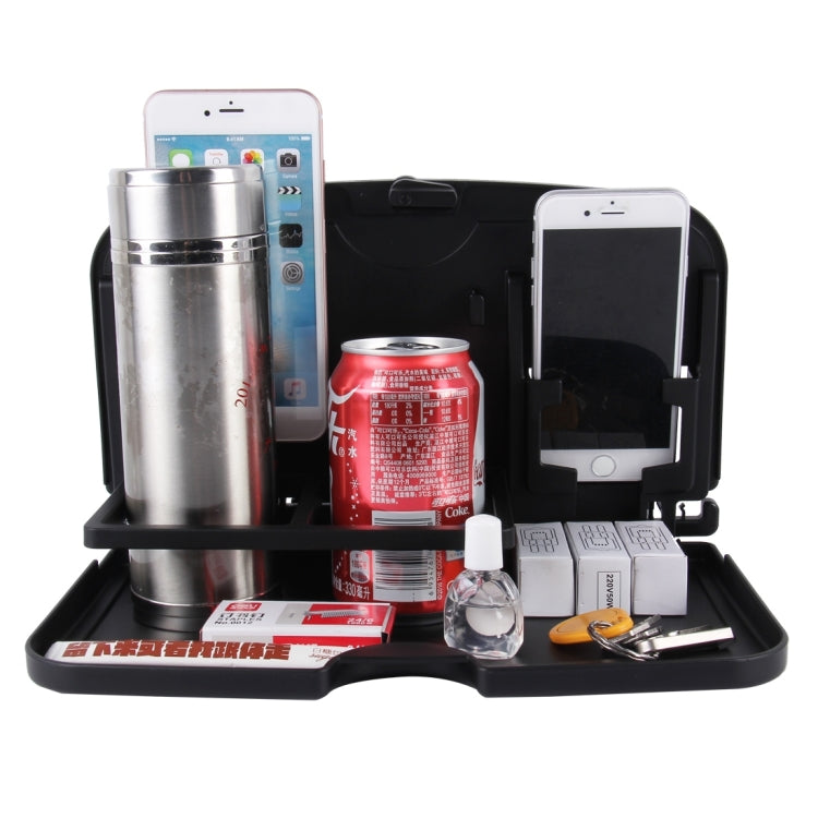 SHUNWEI SD-1509 Car Auto Back Seat Folding Table Drink Food Cup Tray Holder Stand Desk Multi-purpose Travel Dining Tray(Black) - Stowing Tidying by SHUNWEI | Online Shopping South Africa | PMc TechLife | Buy Now Pay Later Mobicred