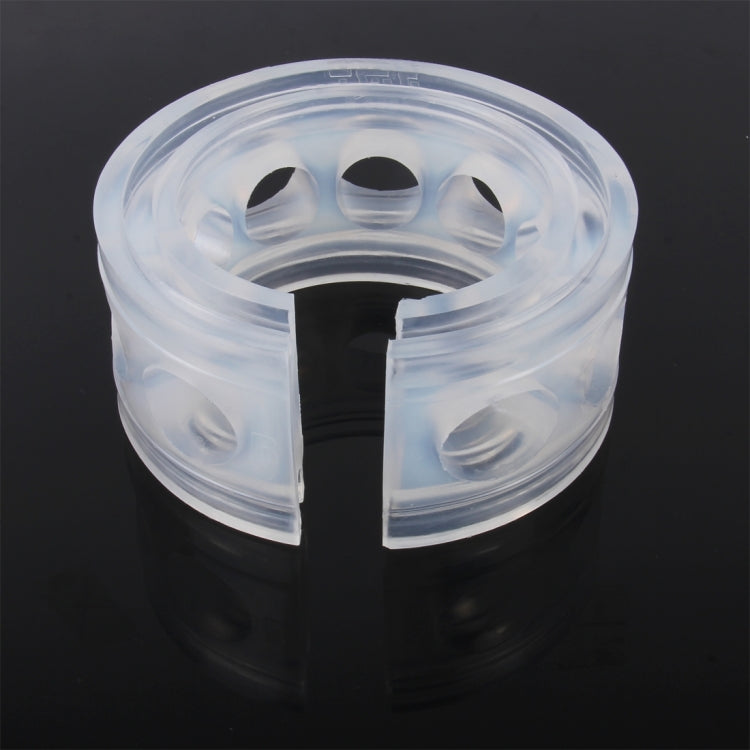 2 PCS Car Auto E Type Shock Absorber Spring Bumper Power Cushion Buffer, Spring Spacing: 17mm, Colloid Height: 38mm