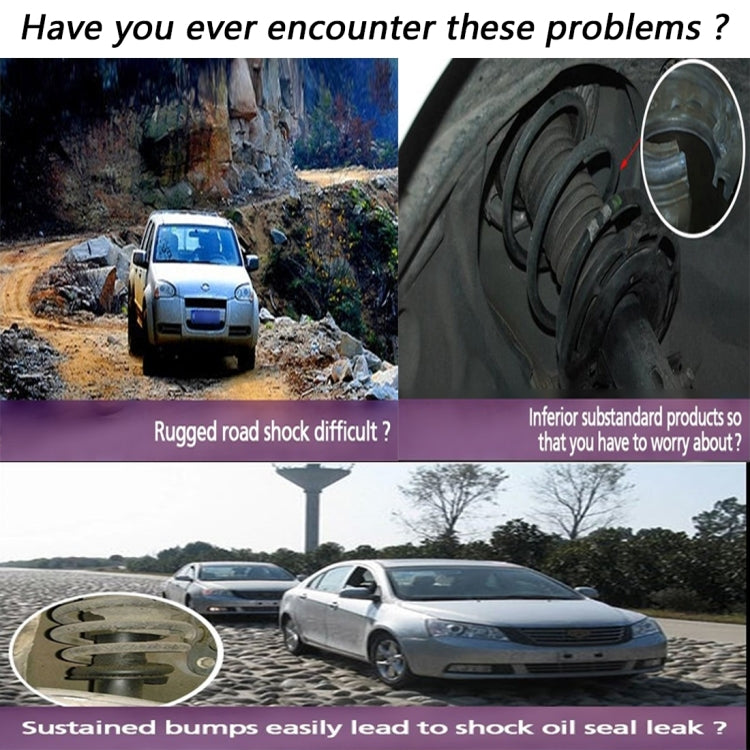 2 PCS Car Auto E Type Shock Absorber Spring Bumper Power Cushion Buffer, Spring Spacing: 17mm, Colloid Height: 38mm - Power Cushion by PMC TechLife | Online Shopping South Africa | PMC TechLife | Buy Now Pay Later Mobicred