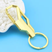 10 PCS Metal Keychain Men Car Creative Pendant, Random Color Delivery