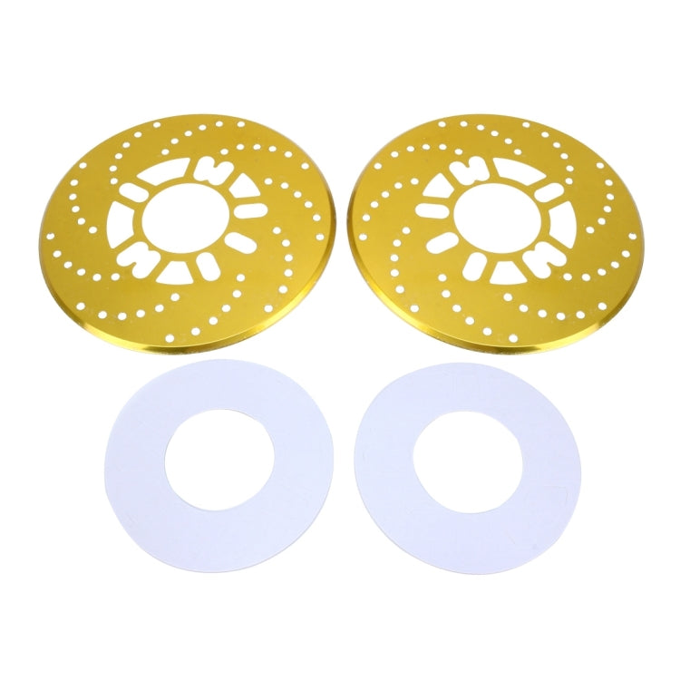 2 PCS Universal Aluminium Auto Car Wheel Disc Brake Racing Decorative Cover(Gold) - free shipping - PMC TechLife - Order now!