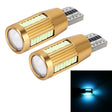 2 PCS T10 2W Constant Current Car Clearance Light with 38 SMD-3014 Lamps, DC 12-16V(Ice Blue Light) - Clearance Lights by PMC TechLife | Online Shopping South Africa | PMC TechLife | Buy Now Pay Later Mobicred