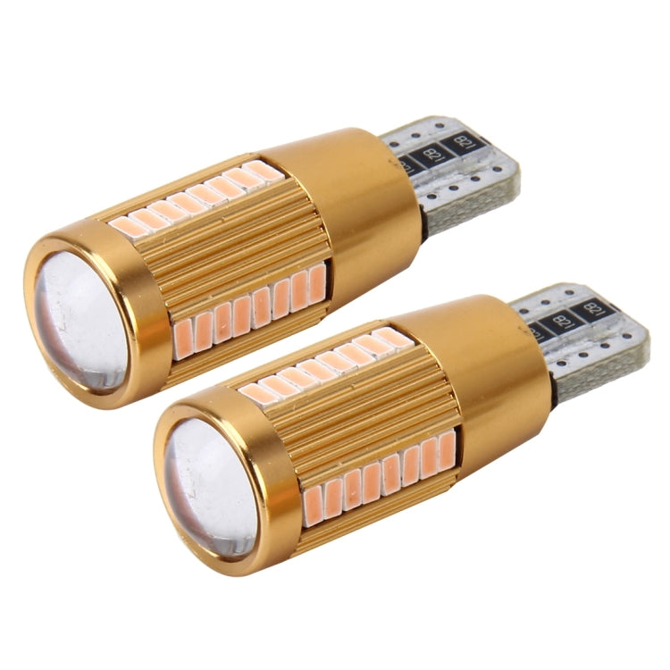 2 PCS T10 2W Constant Current Car Clearance Light with 38 SMD-3014 Lamps, DC 12-16V(Pink Light) - free shipping - PMC TechLife - Order now!