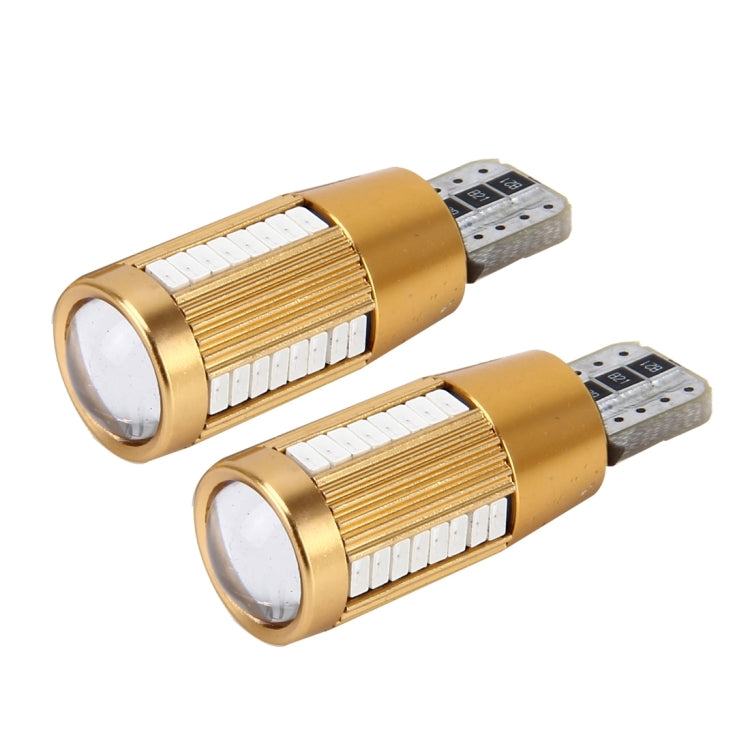 2 PCS T10 2W Constant Current Car Clearance Light with 38 SMD-3014 Lamps, DC 12-16V(Red Light) - free shipping - PMC TechLife - Order now!