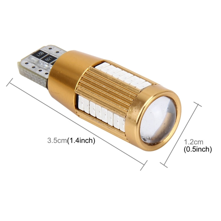 2 PCS T10 2W Constant Current Car Clearance Light with 38 SMD-3014 Lamps, DC 12-16V(Red Light) - free shipping - PMC TechLife - Order now!