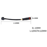 2 PCS Car Front Rear Brake Pad Sensor Cable 1715400617 for Mercedes-Benz R230 2001-2012 / W221 2005-