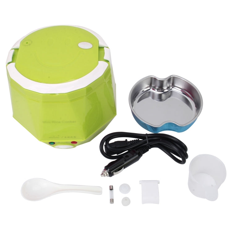 OUSHIBA Car Auto C3 Mini Multi-function Rice Cooker 12V 1.3L Volume for Rice Soup Noodles Vegetable Dessert(Green) - Rice Cookers by PMC TechLife | Online Shopping South Africa | PMC TechLife | Buy Now Pay Later Mobicred