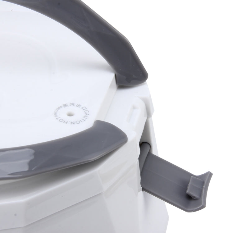 OUSHIBA Car Auto C3 Mini Multi-function Rice Cooker 12V 1.3L Volume for Rice Soup Noodles Vegetable Dessert(White) - Rice Cookers by PMC TechLife | Online Shopping South Africa | PMC TechLife | Buy Now Pay Later Mobicred