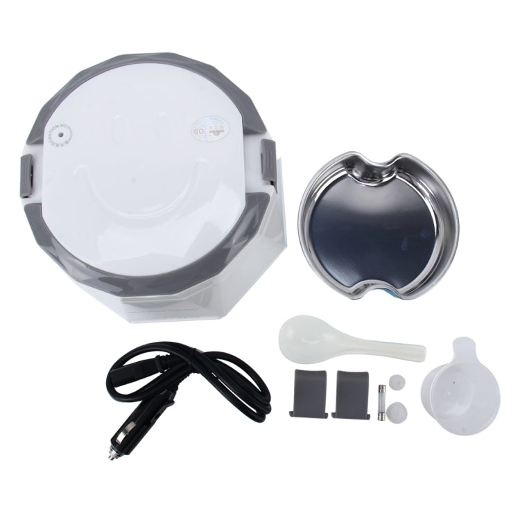 OUSHIBA Car Auto C3 Mini Multi-function Rice Cooker 12V 1.3L Volume for Rice Soup Noodles Vegetable Dessert(White) - Rice Cookers by PMC TechLife | Online Shopping South Africa | PMC TechLife | Buy Now Pay Later Mobicred