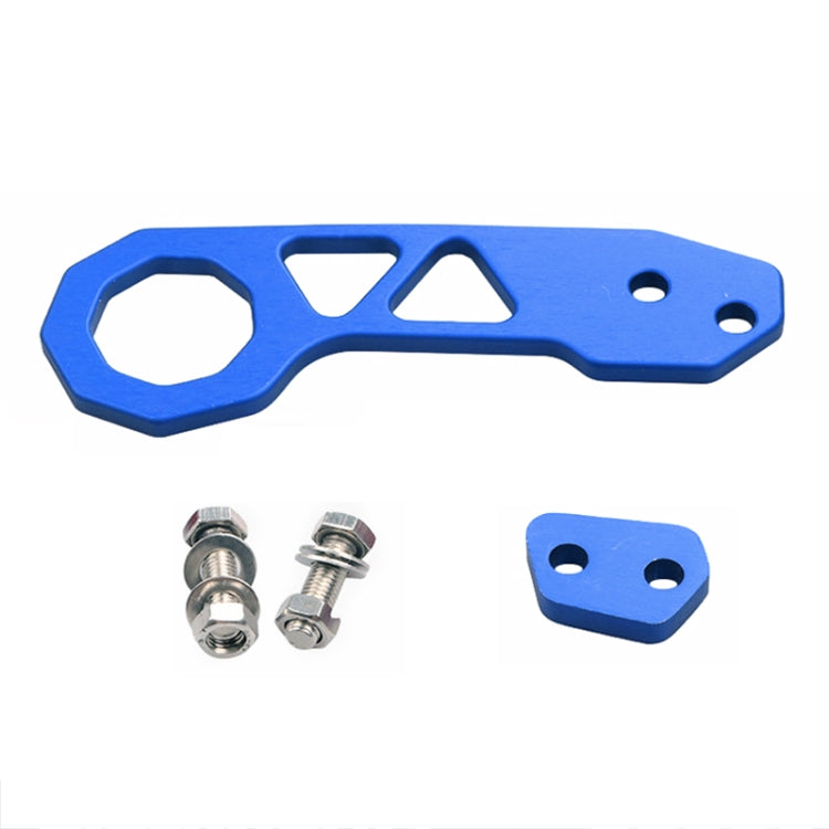 Aluminum Alloy Rear Tow Towing Hook Trailer Ring for Universal Car Auto with 2 x Screw Holes(Blue) - Towing Bars by PMC TechLife | Online Shopping South Africa | PMC TechLife | Buy Now Pay Later Mobicred