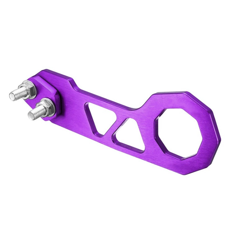 Aluminum Alloy Rear Tow Towing Hook Trailer Ring for Universal Car Auto with 2 x Screw Holes(Purple) - Towing Bars by PMC TechLife | Online Shopping South Africa | PMC TechLife | Buy Now Pay Later Mobicred