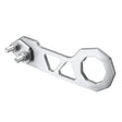 Aluminum Alloy Rear Tow Towing Hook Trailer Ring for Universal Car Auto with 2 x Screw Holes(Silver) - free shipping - PMC TechLife - Order now!