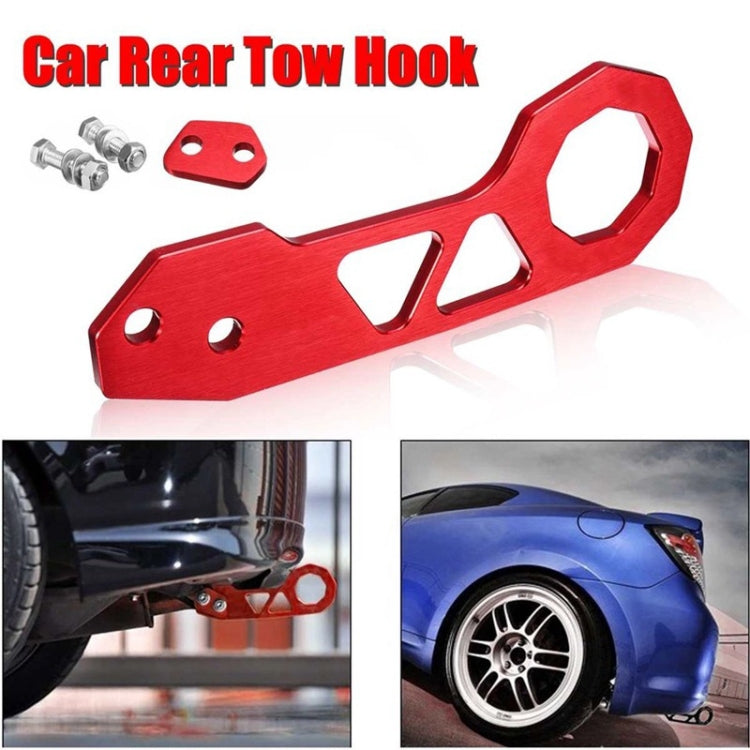 Aluminum Alloy Rear Tow Towing Hook Trailer Ring for Universal Car Auto with 2 x Screw Holes(Purple) - Towing Bars by PMC TechLife | Online Shopping South Africa | PMC TechLife | Buy Now Pay Later Mobicred