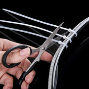 100pcs /Pack 8mm*200mm Nylon Cable Ties(Black)