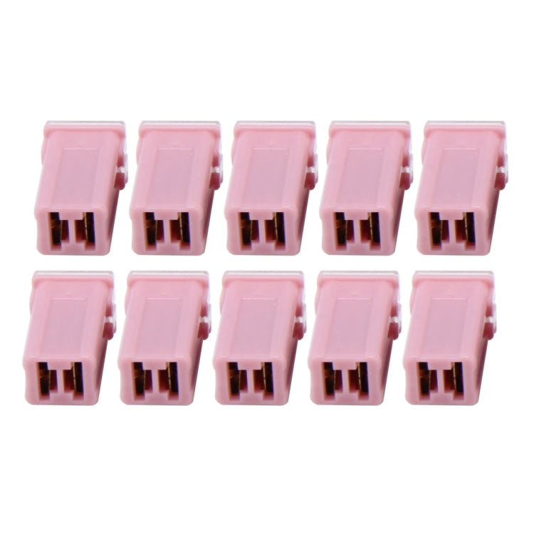 10 PCS Vehicle Car Plastic Shell Straight Female Terminal Push in Blade Cartridge PAL Fuse 30Amp 32V - Fuse by PMC TechLife | Online Shopping South Africa | PMC TechLife | Buy Now Pay Later Mobicred
