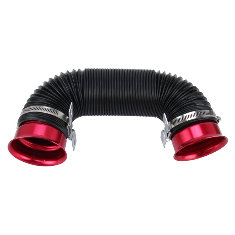 Car Auto Universal Tube Air Filter Adjustable Cold Air Injection Intake System Pipe Without Air Filter(Red) - free shipping - PMC TechLife - Order now!