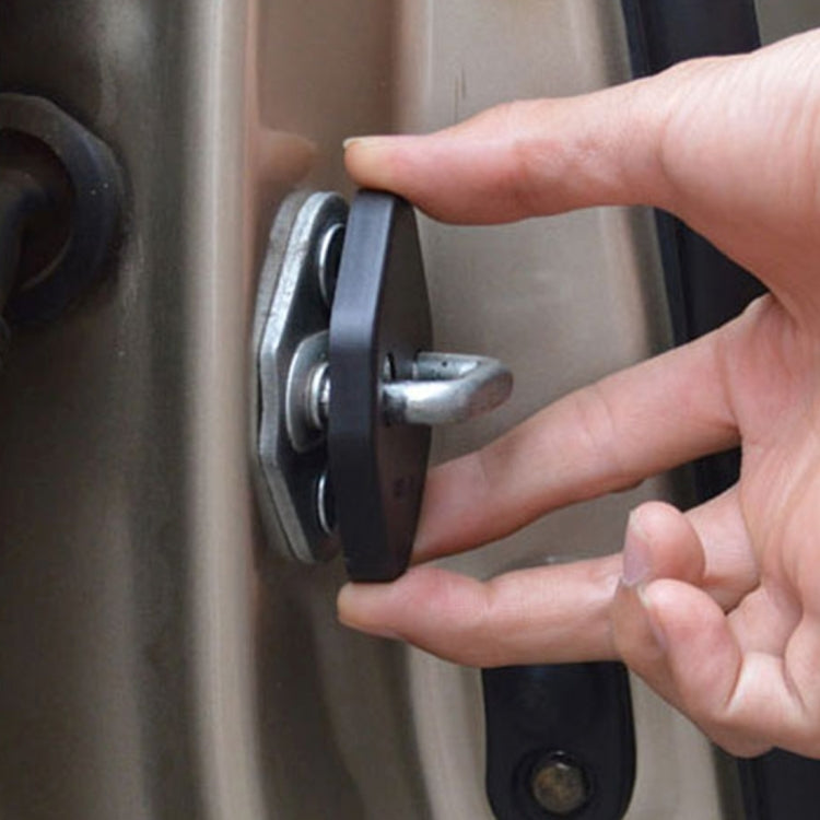 4 PCS Car Door Lock Buckle Decorated Rust Guard Protection Cover for Toyota Corolla VIOS Highlander YARiS L Corolla Ralink - Locks & Hasps by PMC TechLife | Online Shopping South Africa | PMC TechLife | Buy Now Pay Later Mobicred