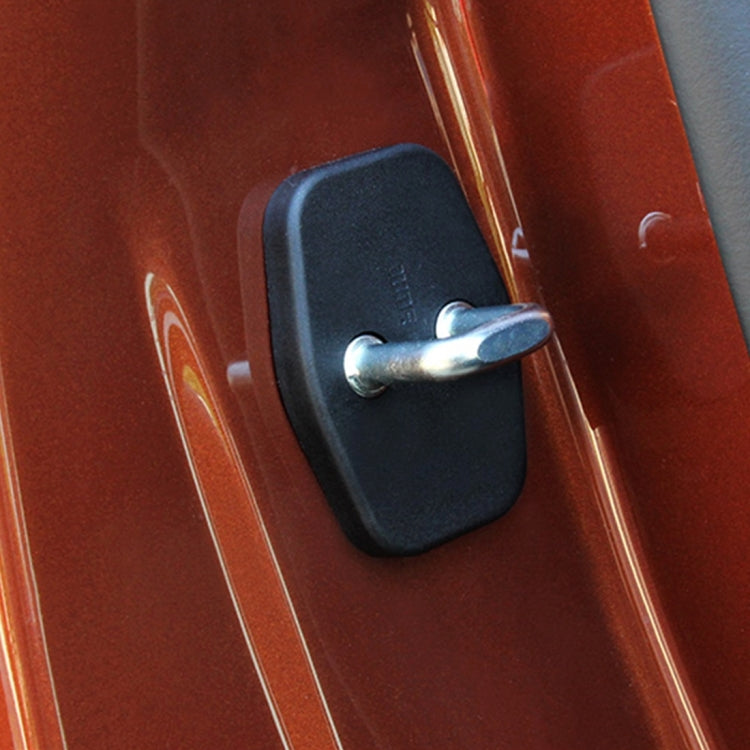 4 PCS Car Door Lock Buckle Decorated Rust Guard Protection Cover for Toyota RAV4 Corolla Reiz VIOS Camry Highlander Yaris Prado Prius Crown - Locks & Hasps by PMC TechLife | Online Shopping South Africa | PMC TechLife | Buy Now Pay Later Mobicred
