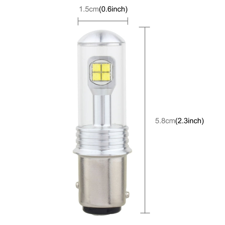 2 PCS  1157/BAY15D 40W 800 LM 6000K Car Turn Light Backup Light Brake Light with 8 Lamps, DC 12V(White Light) - Arrow Turn Lights by PMC TechLife | Online Shopping South Africa | PMC TechLife | Buy Now Pay Later Mobicred