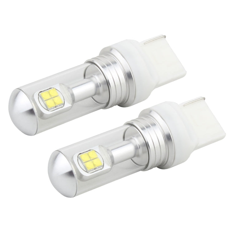 2 PCS 7440 40W 800 LM 6000K Car Turn Light Backup Light Brake Light with 8 Lamps, DC 12V(White Light) - Arrow Turn Lights by PMC TechLife | Online Shopping South Africa | PMC TechLife | Buy Now Pay Later Mobicred