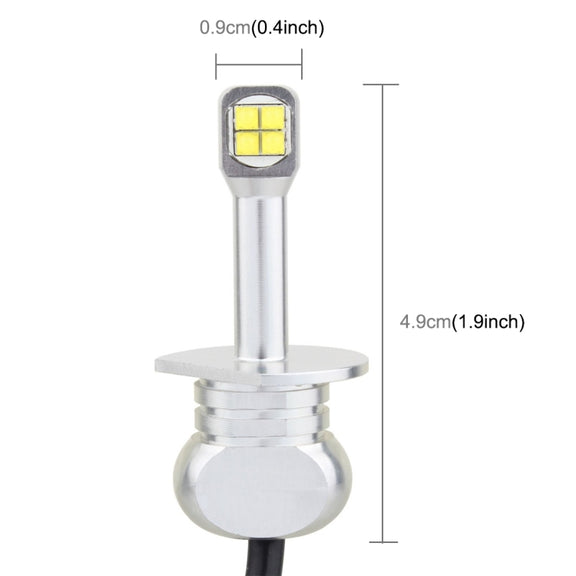 2 PCS  H1 40W 800 LM 6000K 8 LEDs Car Fog Lights, DC 12V(White Light)