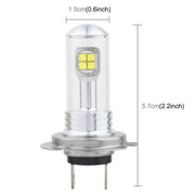 2 PCS  H7 40W 800 LM 6000K 8 LEDs Car Fog Lights, DC 12V(White Light)