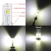2 PCS  H7 40W 800 LM 6000K 8 LEDs Car Fog Lights, DC 12V(White Light)