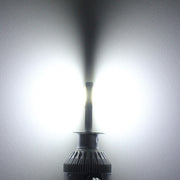 2 PCS  H13 18W 1800 LM 6000K IP68 Canbus Constant Current Car LED Headlight with 2 COB Lamps, DC 9-36V(White Light)
