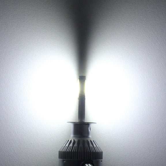 2 PCS  H13 18W 1800 LM 6000K IP68 Canbus Constant Current Car LED Headlight with 2 COB Lamps, DC 9-36V(White Light)